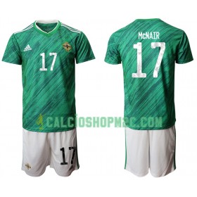 Irlanda Del Nord Paddy McNair 17 Bambino Maglia Prima 2020 Manica Corta (+ Pantaloncini)